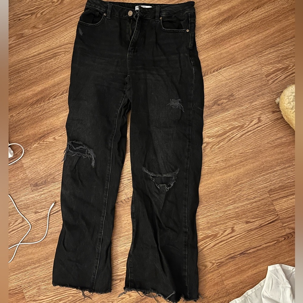Garage wide leg jeans